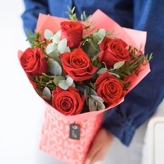 With Love 6 Red Roses