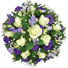 Posy in Lilac and Lemon
